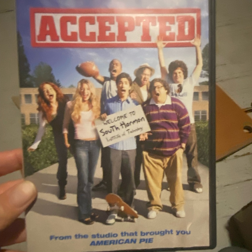 Accepted DVD and movie